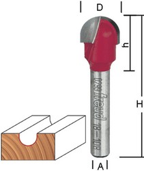 FREUD RB RND NOSE 1/2X1/4X3/8