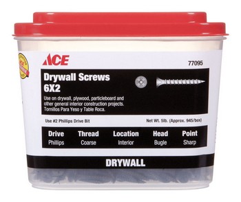 6 X 2" COARSE DW SCREW 5#