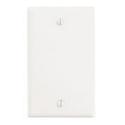 BLANK WALLPLATE 1G WHITE