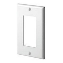 DECORA WALLPLATE 1G WHT