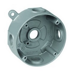 ROUND OUTLET BOX 1/2"5HL