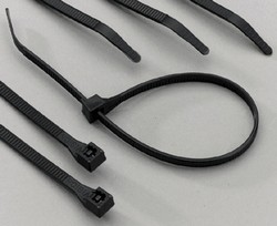 CABLE TIES 8" BLK BG/15