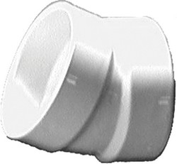 ELBOW 22 PVC DWV 2" HXH