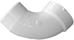 ELBOW 90 PVC DWV4"STREET