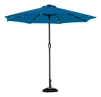 SOLAR UMBRELLA 9'RYL BLU