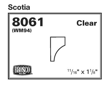 BROSCO 8061 SCOTIA 11/16"X1 1/8"