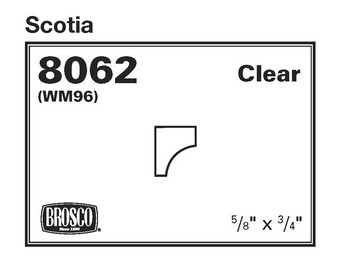 BROSCO 8062 SCOTIA 5/8" X 3/4"