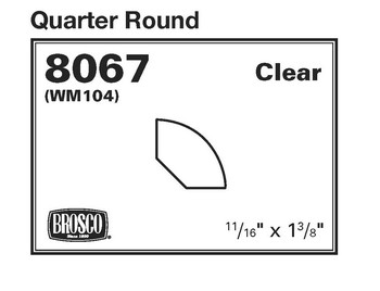 BROSCO 8067 1-3/8 QTR ROUND