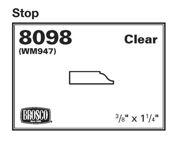 BROSCO 8098 1-1/4" STOP