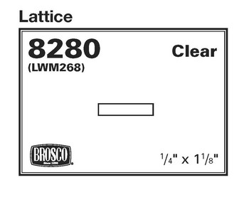 BROSCO 8280 1-1/8" LATTICE