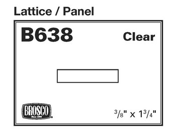 LATTICE 3/8 X 1 3/4