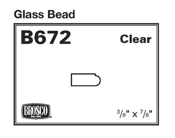 BROS B672 GLASS BEAD3/8 X 7/8