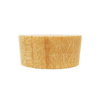 1/4" WHITE  HARDWOOD FLAT PLUGS