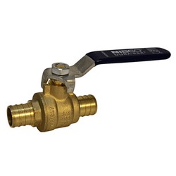 BALL VALVE BRASS 3/4" PEX