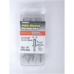 1/8  ALUMINUM RIVET MEDIUM 20/PK