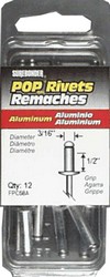 3/16  ALUMINUM RIVET LONG 12/PK