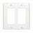 DECORA WALLPLATE 2G WHT