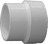 4"HUBXHUB SCH40/PVC DWV COUPLING