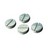 3/4  CLOSURE PLUGS SILVER 4/BAG