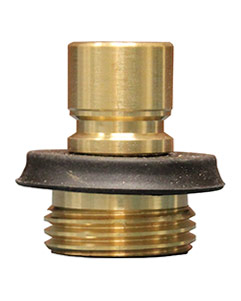 Gilmour Brass Male Connector <br> #09QCM