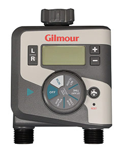 Gilmour Dual Outlet Water Timer <br> #400GTD