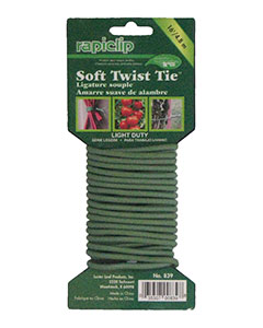 Luster Leaf Light Duty Soft Twist Tie, #839 <br>16'