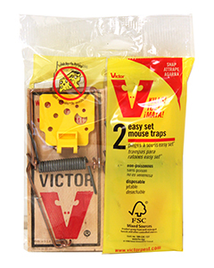 Victor Easy Set Mouse Traps <br>2/pk