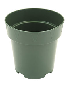 4" Anderson Round Pot Recessed Drainage (green) <br>each