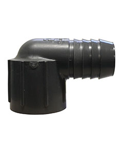 1-1/4" Insert x 1-1/4" Female Pipe Poly Elbow <br>each