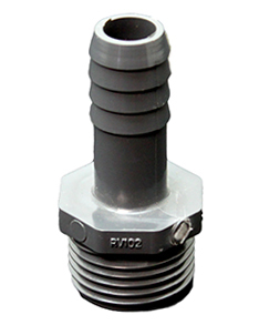 1/2" Barbed Insert  x  Male Hose Adapter <br>each