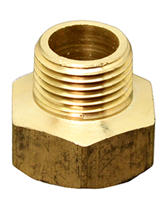 Female Hose x 1/2" Male Pipe Brass Adapter <br>each