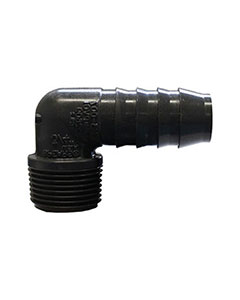 3/4" Insert x 3/4" Male Pipe Poly Elbow <br>each