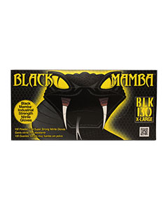 Black Mamba Gloves (no powder) X-Large <br>100/box