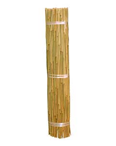 10' Natural Bamboo Stake 1" Dia <br>25/bundle