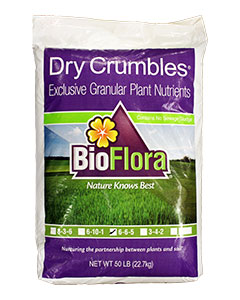 BioFlora Dry Crumbles (6-6-5) <br>50#