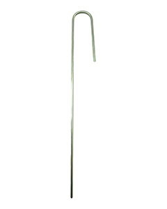 8" Cane Shaped Wire Hold Down <br>100/bg