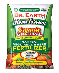 Dr. Earth Tomato, Vegetable & Herb (4-6-3) <br> 12#