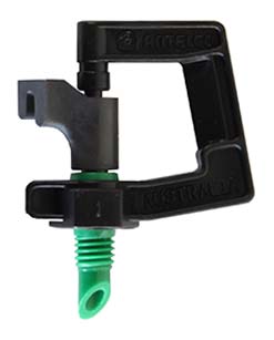 10-32 Rotor Spray Mini Sprinkler, 19.5 GPH (green) <br>50/bg