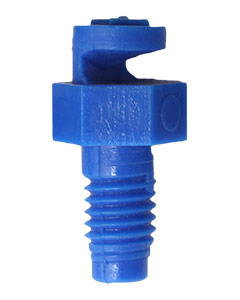 10-32 O-Jet Sprayer, 180&deg; (blue) <br>10/bg