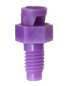 10-32 O-Jet Sprayer, 90&deg; (violet) <br>10/bg