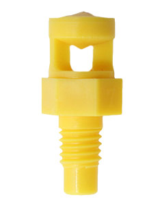 10-32 O-Jet Sprayer, 300&deg; (yellow) <br>10/bg