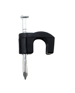 1/4" Support Clamp w/ Nail <br>10/bg