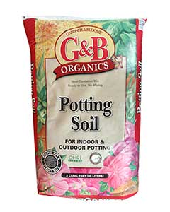 G&B Organics Potting Soil <br>2 cf