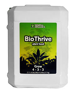 General Organics BioThrive Grow (4-3-3) <br>6 gl