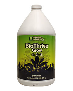 General Organics BioThrive Grow (4-3-3) <br>gl