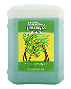 General Hydro FloraGro (2-1-6) <br>6 gl