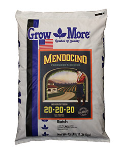 Grow More Mendocino (20-20-20) <br>25#