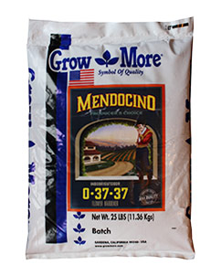 Grow More Mendocino (0-37-37) <br>25#