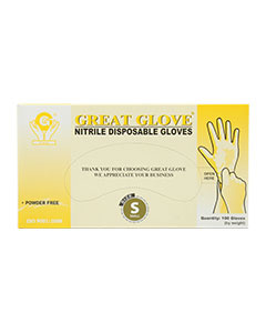 Nitrile Glove (no powder) Small <br>100/box
