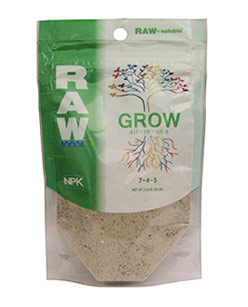 NPK RAW Grow (7-4-5) <br>2 oz